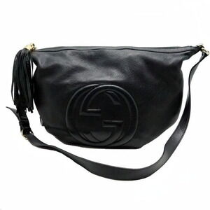 Gucci Shoulder bag Soho Calfskin Black